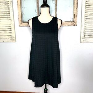 Cute Green & Black Plaid Socialite Shift Dress